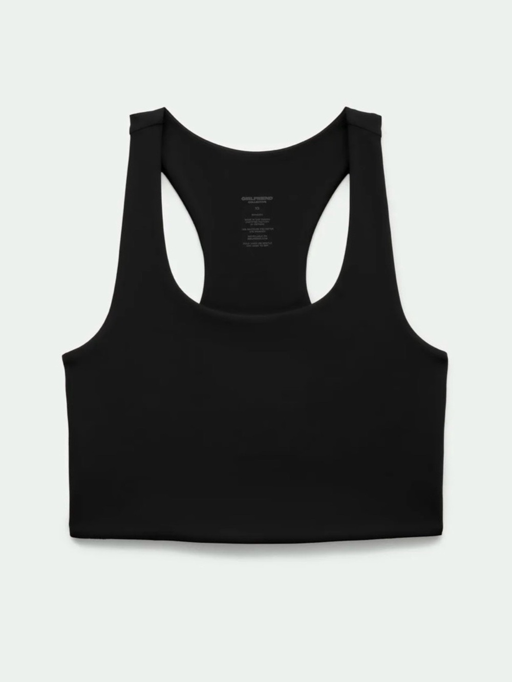 Girlfriend Collective Black Paloma
Racerback Bra
